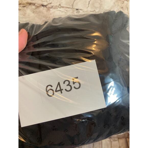 CDM Babydoll Dress Womens Large Black All Over Poms Flutter Sleeve Whimsigoth - Picture 11 of 14